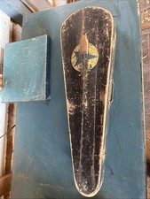 Vintage GSB Violin Arch Top Wooden Coffin Case. Circus Star