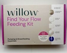 Willow Find Your Flow Feeding Kit 12-Piece Breastfeeding Essentials - New Sealed