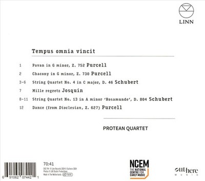 PROTEAN QUARTET TEMPUS OMNIA VINCIT NEW CD