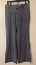 The Limited Cassidy Fit Womens Size 4 Dress Pants Trousers Gray Bootcut Zig Zag