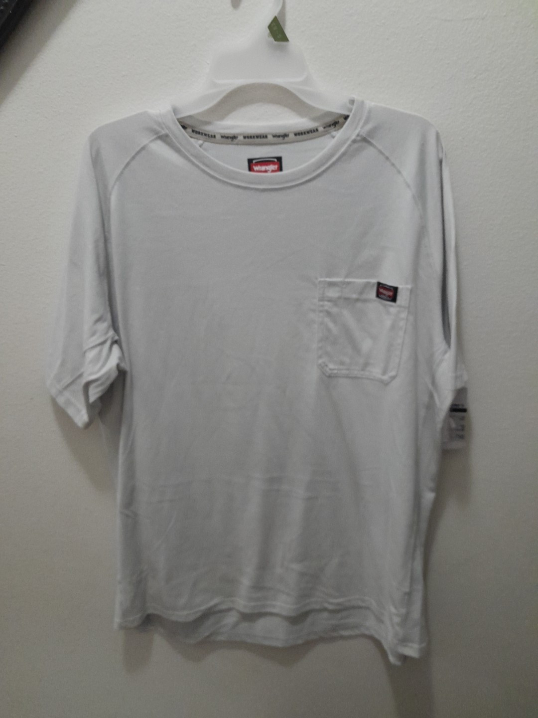 Mens Size XL 46-48 Wrangler Workers Choice Pocket Henley Tshirt Top NWT