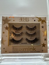 Ardell Professional Fauxmink Eyelashes 3 pairs Wispies 817 and 811 NEW SEALED