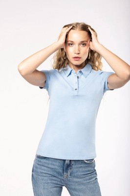 Kariban Jersey-Kurzarm-Polohemd für Damen