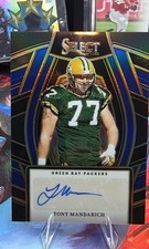 2023 Panini Select - Select Signatures Tony Mandarich #SELS-TMA Blue Prizm...