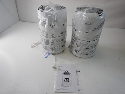 Levoit Core 300 - 2 Pack, Air Purifier for Pets/Allergies, White - TESTED/NEW