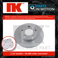 2x Brake Discs Pair Solid fits AUDI 80 S2 B4 2.2 Rear 93 to 95 245mm Set NK New