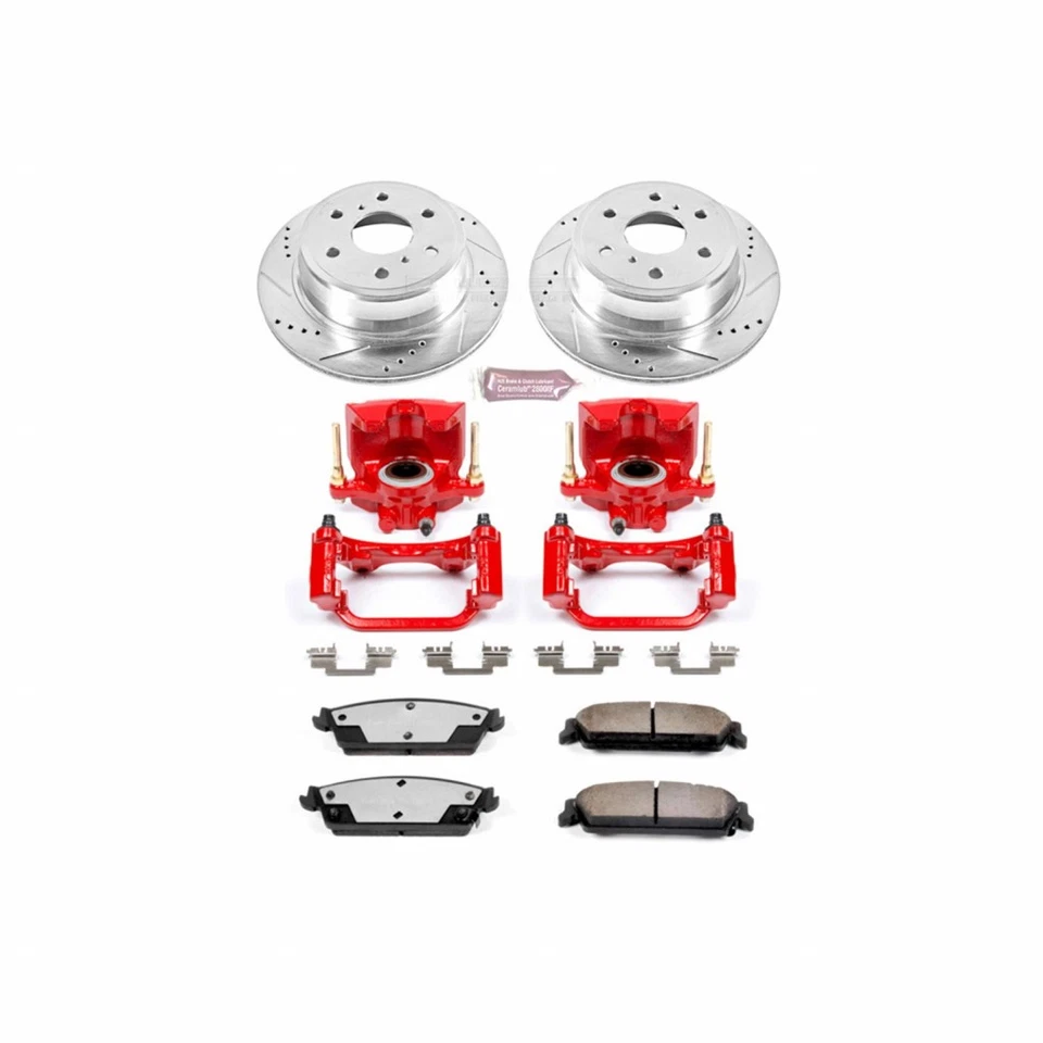 Power Stop Brake Kit For Cadillac Escalade EXT 2007-2013 Rear Z36 w/ Calipers — 第 2/4 张图片