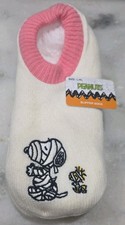 Peanuts Slippers Halloween Snoopy Mummy Fleece women s size large/XL New w/Tags