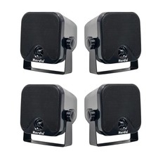4 Inches Heavy Duty Waterproof Boat Marine Box Outdoor Speakers Surface Mount...