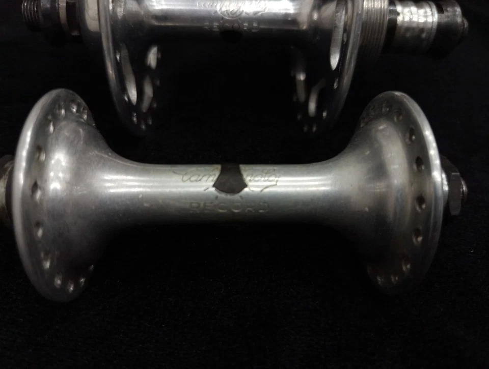 Campagnolo RECORD 1034 Front & 1035 Rear 36h Hubset 100 - 126mm, British - Photo 2/4