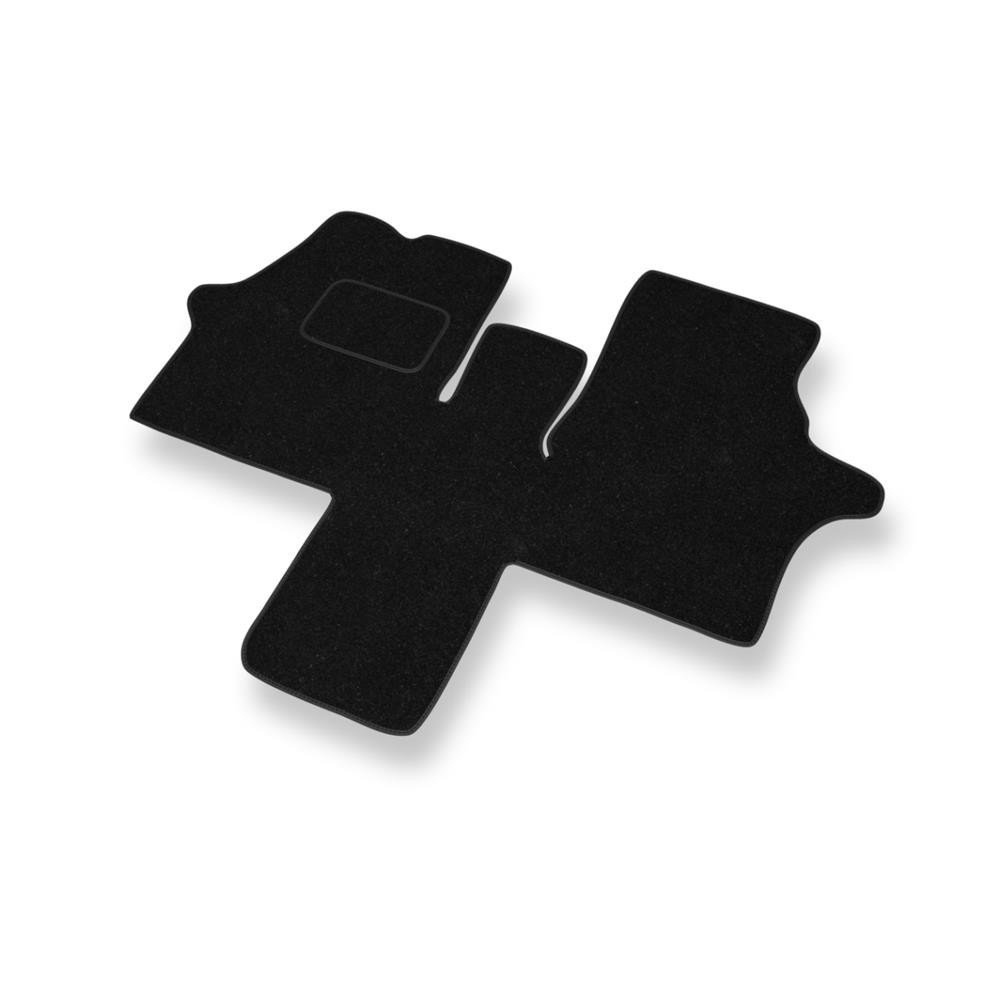 Alfombrillas de fieltro para Mercedes-Benz Vito W638 Furgoneta (1996-2003) Negro