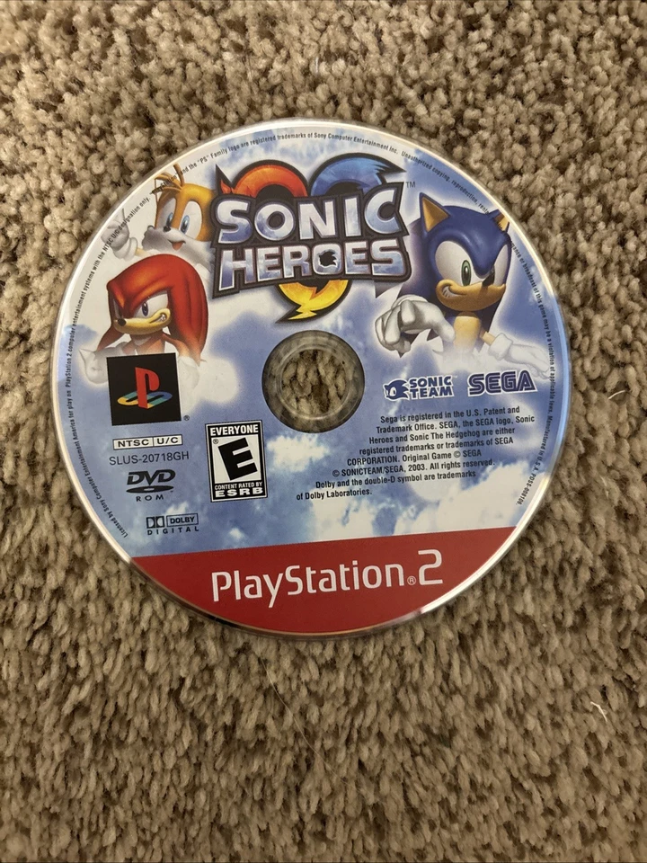 Sony PlayStation 2 PS2 Sonic Heroes Sega Greatest Hits CIB VGC Used Tested! - Image 4 of 4