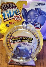 Little Live Pets Moves Sound Like Real Mouse Lil Mouse Purple NEW