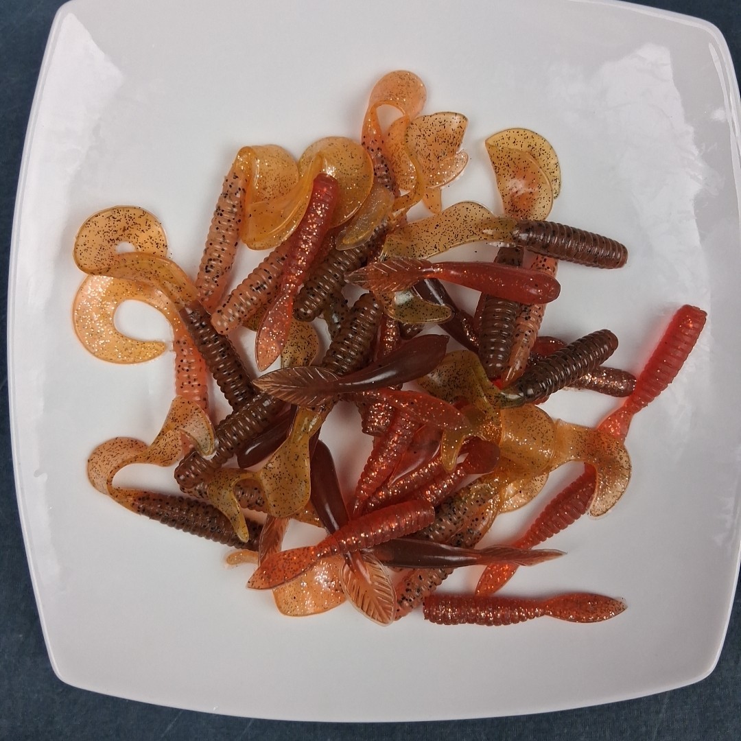 Assorted Soft Plastic Swimbaits Grubs Lot Bass Crappie Fishing Lures-Unbranded - Image 2