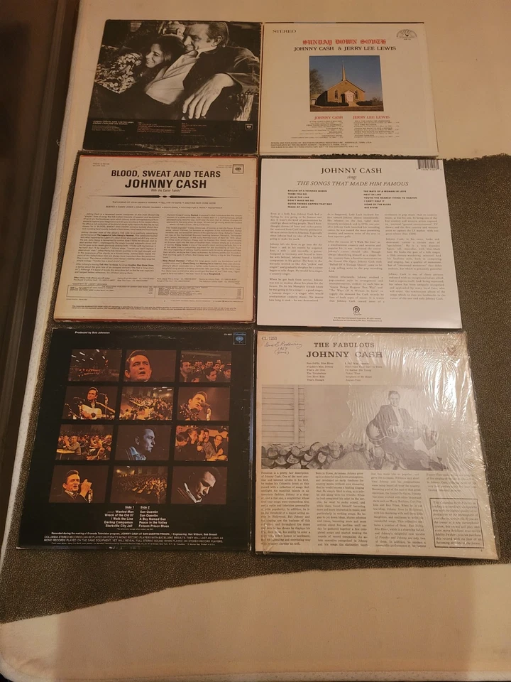 Johnny Cash Lps Original Early Presses Sun Record Johnny Cash Limited Gold VG+ Foto 2 de 2