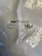 Trex Transcend Railing Horizontal Gasket Pack - Color: White WTOOHGask