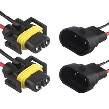 Male Socket Adapter Connector Wiring Harness Female Adapter Wirin Model: H11