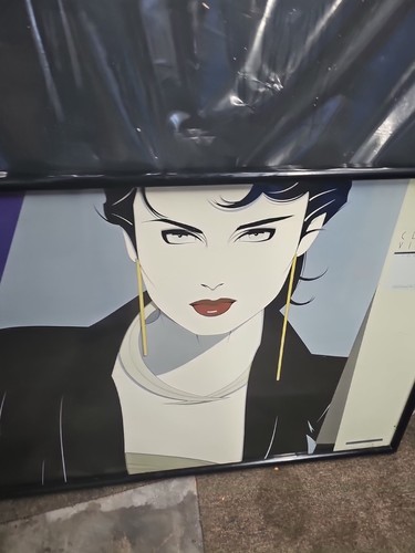 Vintage Patrick Nagel Woman Classic Visions 1982 Mirage Portrait Poster 34" - Picture 2 of 18
