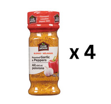 Club House Roasted Garlic Peppers Seasoning Signature Blends 144 g -Pack of 4