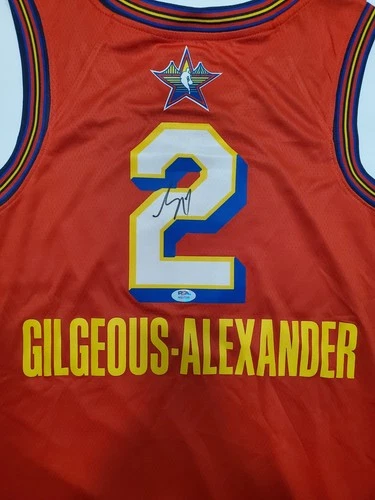Shai Gilgeous Alexander Signed NBA All Star Jersey PSA Authenticated OKC Thunder