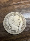 1913 Barber Liberty Head Dime 90% silver Actual coin