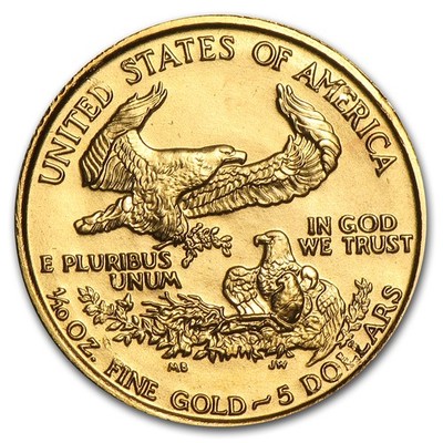 アメリカイーグル 1/10オンス　ピン　18k 8g 1989 1/10 oz American Gold Eagle BU (MCMLXXXIX) | eBay