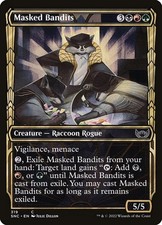 [4x] Masked Bandits - Showcase SNC LP MTG