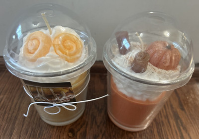 Lot 2 At Home by Mirabeau Jar Candles Dessert Cinnamon Bun & Pumpkin Spice Soy?