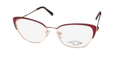 NEW OSCAR DE LA RENTA OSL 734 EYEGLASSES WOMENS 54-17-140 505 GOLD METAL