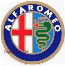 ALFA ROMEO 90mm vinyl decal