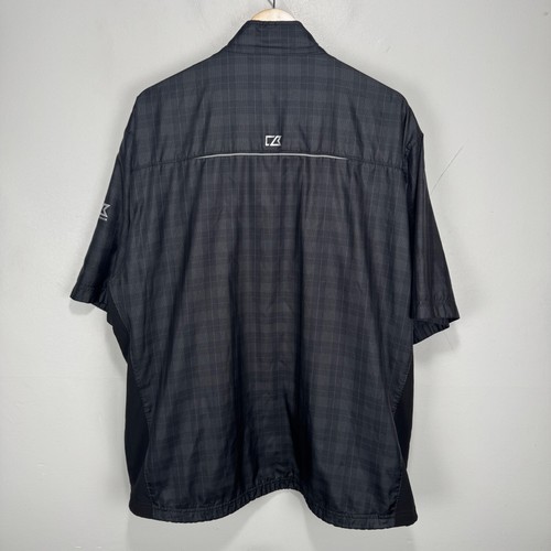 Cutter & Buck WeatherTec Golf Jacket Men XL Gray Check US Open Pinehurst No. 2 - Picture 6 of 9
