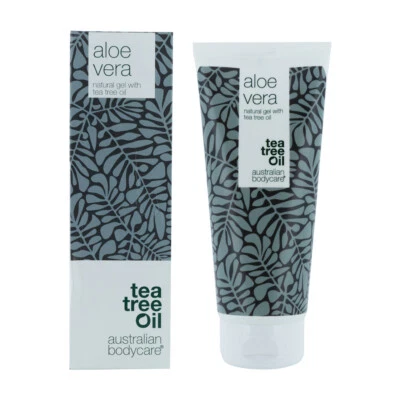 Australian Bodycare Body Cream Gel 200ml Aloe Vera Tea Tree Oil for Sunburn