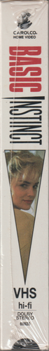 Sealed VHS Basic Instinct, 1992 Sharon Stone - Michael Douglas - Erotic Thriller - Picture 4 of 6