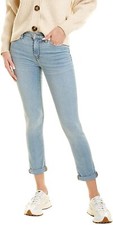 Hudson Nico Mid-Rise Super Skinny Jeans in Lightless Size 31