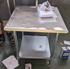 Centaur Work Table, 30"W x 30"D x 34"H overall size