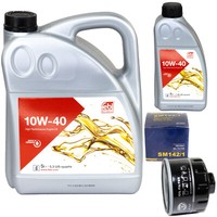 MotoröL Set Febi SAE 10W-40 6 Liter + ÖLfilter SM 142/1 FüR Renault Opel