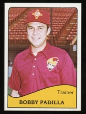 1979 Albuquerque Dukes BOBBY PADILLA RC DODGERS TRAINER