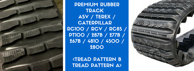 1 x PREMIUM AGGRESSIVE RUBBER TRACK / CATERPILLAR 287B / 287 | eBay