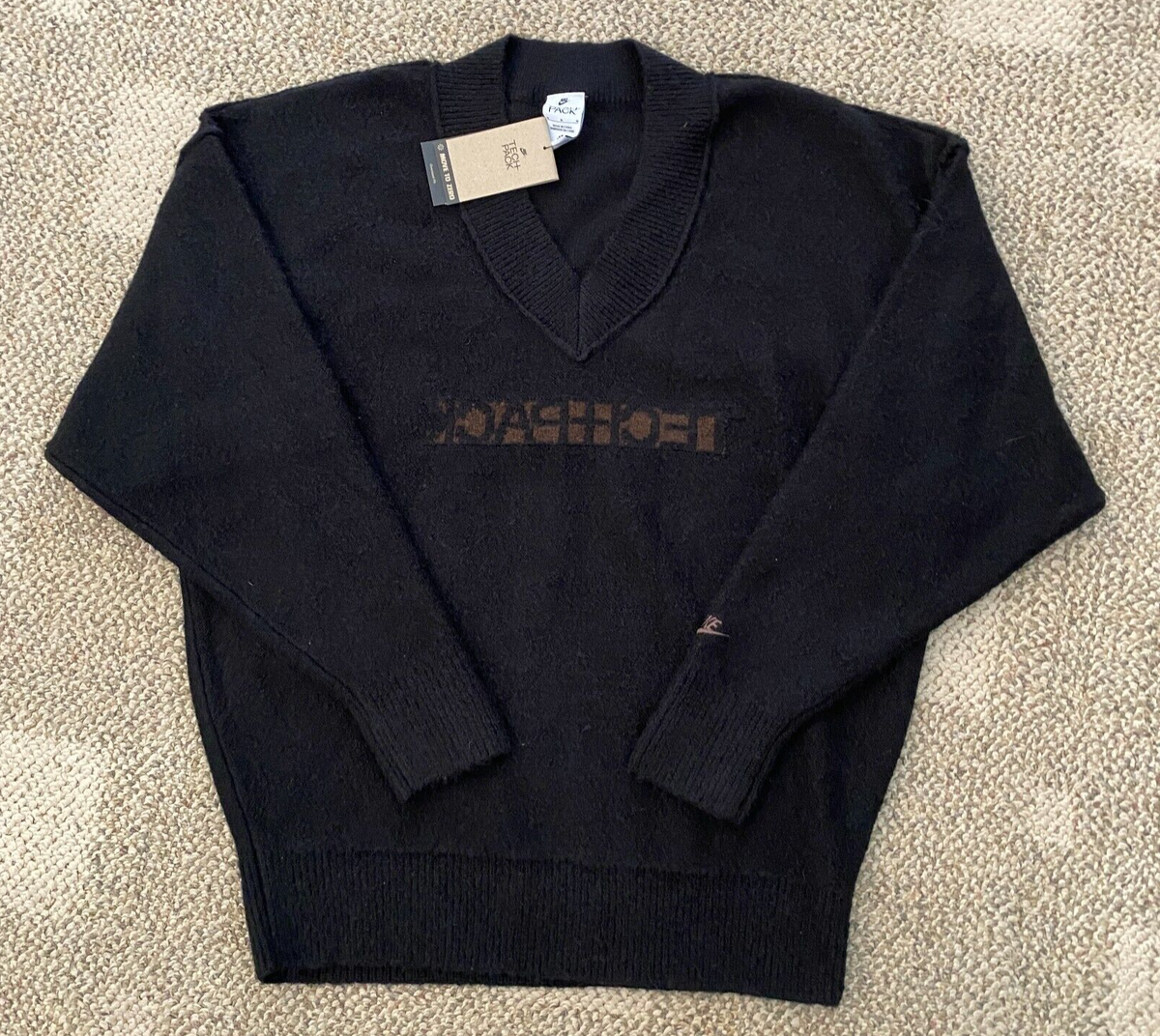 Nike Tech Pack Sweater Sportswear Knit FB7809-010 Black $130 Men's