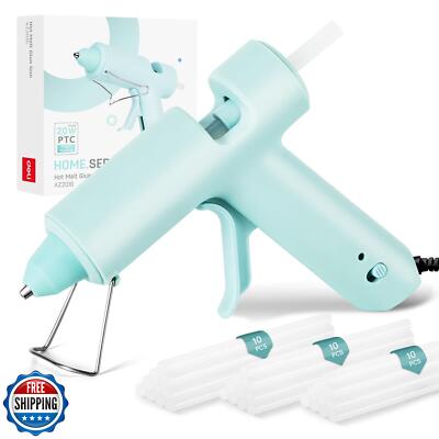 Hot Glue Gun, Mini Hot Glue Gun Kit with 30 Glue Sticks, Consistent Flow, Fas