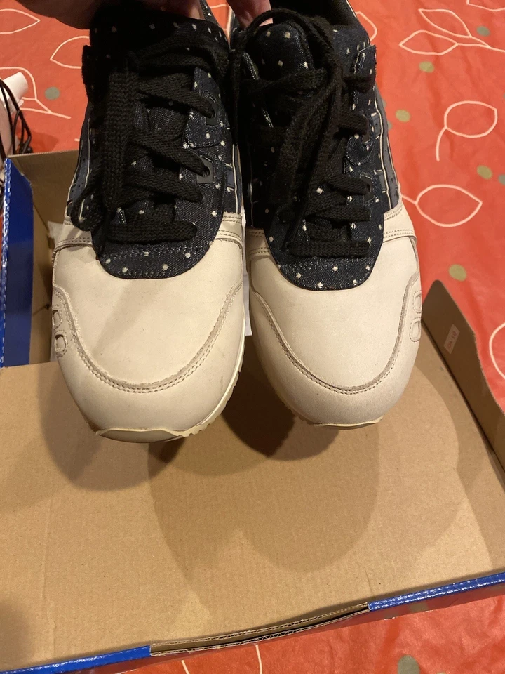 Size 9 - Asics Gel Lyte III Japanese Textile pack Indian Ink Japanese Denim GL3 - Image 4 of 4