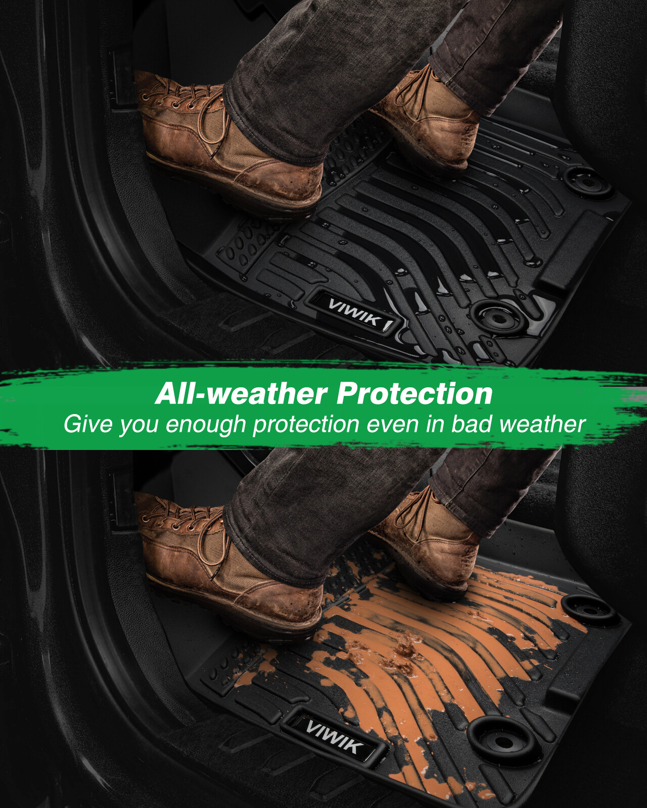 Floor Mats Liner for 20182023 Chevrolet Equinox Front Rear All Weather Rubber eBay