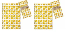 set of 2 Lemons Cotton Kitchen Tea Towels by CTW Home Collection