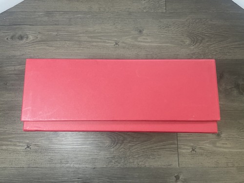 Roger Vivier Red Empty Shoe 13x8.5x4.7” Box Satin Dust Bag Care Card Logo Tissue - Picture 11 of 20