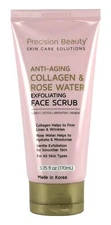 PRECISION BEAUTY SKIN CARE SOLUTIONS ANTI-AGING COLLAGEN&ROSE WATER FACE SCRUB