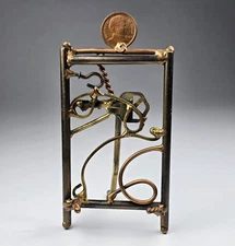 Handmade in the Folk Art Style Metal Display Easel Very Whimsical and Artistic