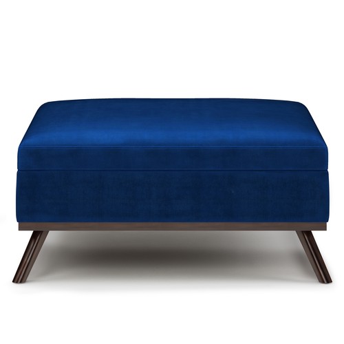 Owen Square Coffee Table Storage Ottoman - Picture 21 of 120