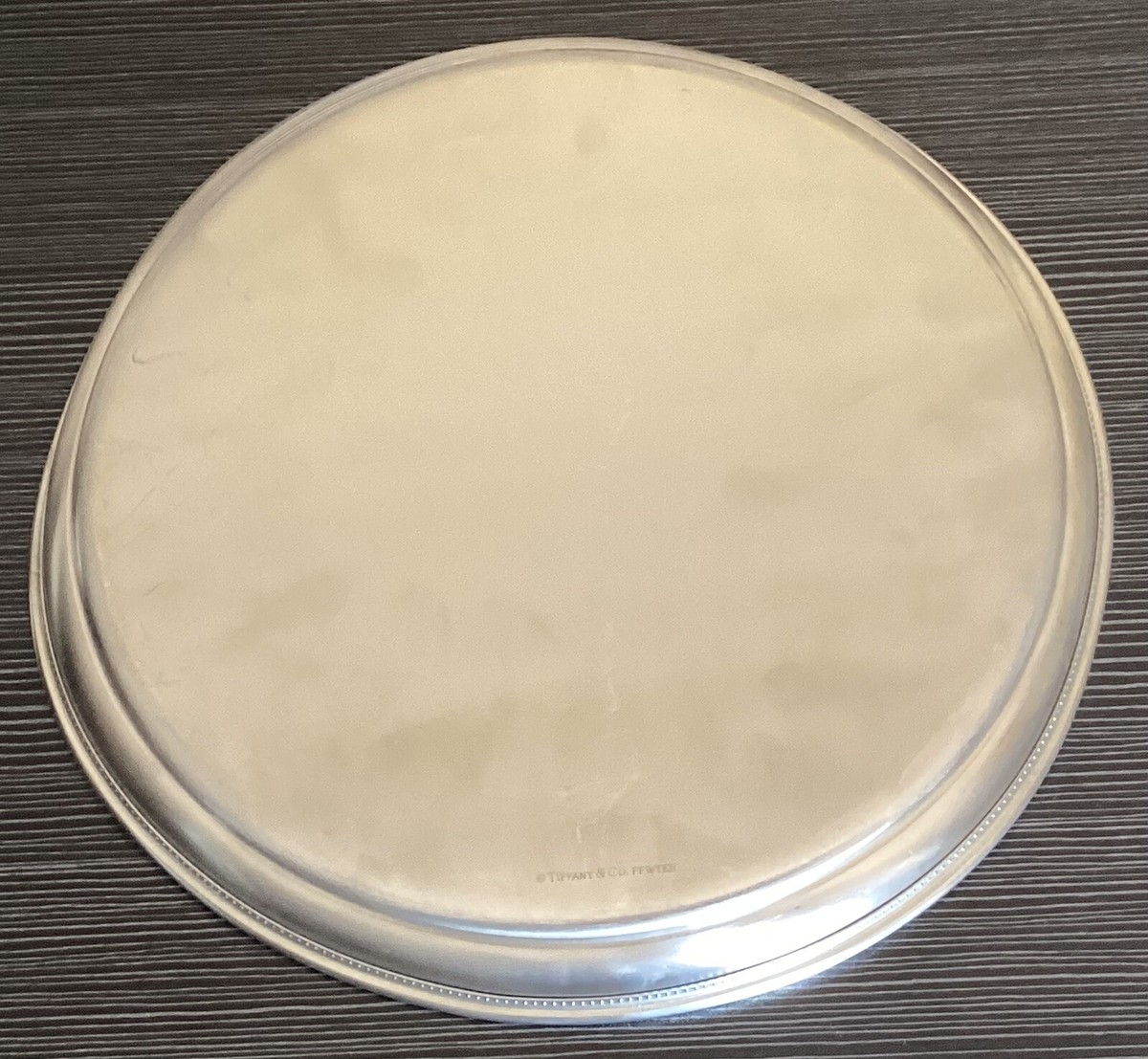 Tiffany & Co. Pewter Tray American Public U.S. From General A.M.