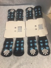 2 Sets Of Dog Socks 8 Socks Total Size Small / Medium New