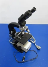 TIYODA TOKYO Science Laboratory 1.25X Microscope w/ Objectives & Illuminator